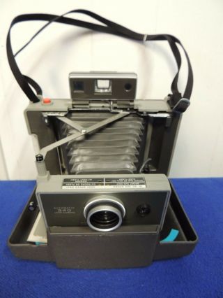 Vintage Polaroid 340 And Bonus Kodak Hawkeye Camera W/accessories And Case
