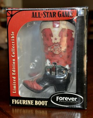 2004 Houston Mlb All Star Baseball Game Limited Edition Figurine Cowboy Boot