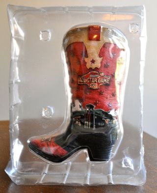 2004 Houston MLB All Star Baseball Game Limited Edition Figurine Cowboy Boot 2