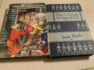 Enid Blyton - The Three Cheers & Look Out Secret Seven - Hc Dj 2nd Uk Editions