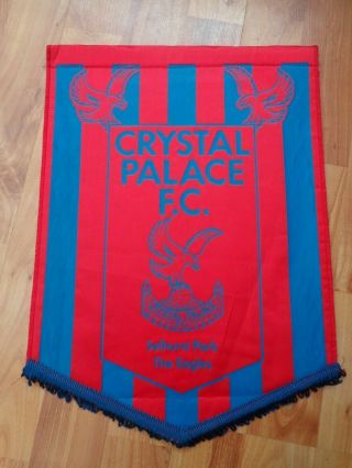 Classic Vintage Crystal Palace Fc - Large 35cm Football Emblem Pennant