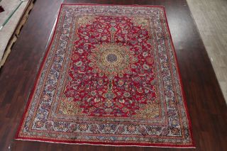 9 ' x12 ' Vintage Kashmar Floral Area Rug Hand - Knotted Oriental Traditional Carpet 2
