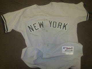 2004 York Yankees Game Road Jersey & Pants 54 Roy White Steiner Loa 