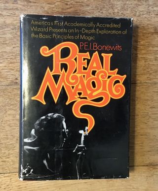 Real Magic By P.  E.  I.  Bonewits Book Witchcraft Witch Wizard Supernatural Occult