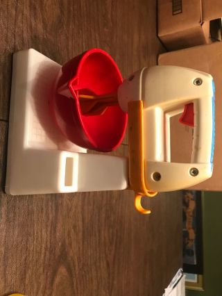 Vintage Fisher Price Fun With Food Mixing Center 2114 Hand Mixer 1987