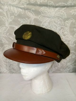 Vintage Ww2 Military Air Force Officers Hat Nudelman Bros