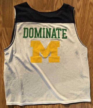 Notre Dame Football Dominate Michigan Team Issued Under Armour Tank Large