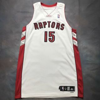 Authentic Vince Carter Raptors Team Issued Pro Cut Game Jersey