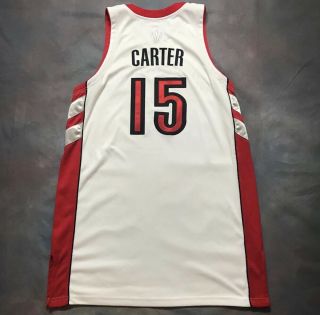 Authentic Vince Carter Raptors Team Issued Pro Cut Game Jersey 2