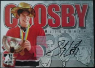 05/06 In The Game Sidney Crosby Autograph Itg