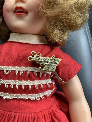 Vintage Shirley Temple Doll 12” ST - 12 Ideal Vinyl 1950’s 2