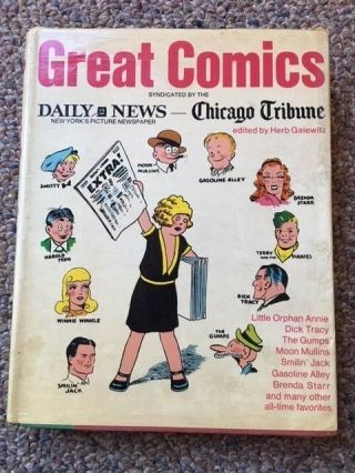 Vintage 1972 Title: Great Comics Syndicated By The Daily News & Chicago Tribune