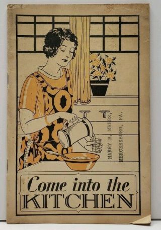 Vtg 1930 Lydia E.  Pinkham Medicine Company Recipe Booklet - Come Into The Kitchen