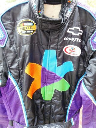 Denny Hamlin FEDEX/Joe Gibbs Racing race worn Rookie Year Drivers Firesuit 3