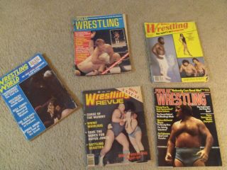 15 Vintage Wrestling Magazines W/Female,  Women,  Girl lady Wrestlers 3