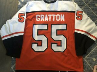 Game Worn Philadelphia Flyers Jersey - Chris Gratton