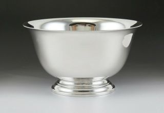 Vintage C1960 Sterling Silver Tiffany & Co Paul Revere Bowl 4.  25 " No Monogram