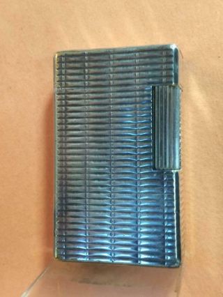 Elegant 1950s “line 1a” Silver S.  T.  Dupont Cigarette Lighter – Nr.