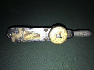 Vintage Snap - On Tool Tq - 12 - B Torqometer Torque Wrench 3/8 " Drive / Inch Pounds