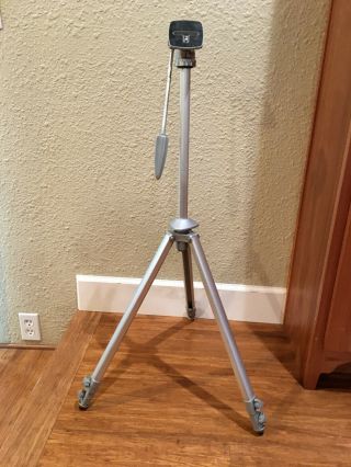 Vintage P&b Professional Tripod 1108 With 3 Sections Aluminum Made In Japan