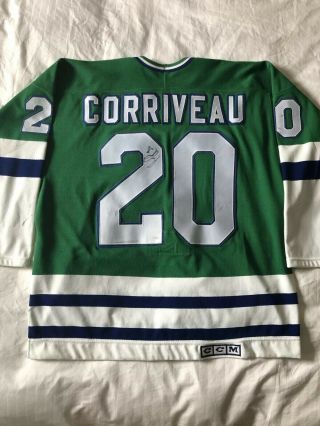 Hartford Whalers Game Worn Jersey - Photo Matched