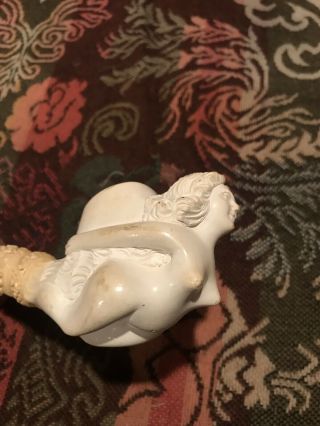 Elaborate Antique Meerschaum Pipe With Nude Woman