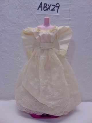 Vintage Barbie Doll Bride Wedding Gown Lace Victorian Style Rare