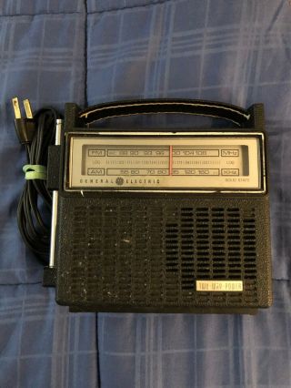 Vintage General Electric Ge Fm/am Solid State Two Way Power Radio Model P4810a