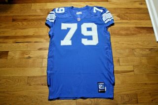 Eric Beverly 2001 Detroit Lions Game Jersey Reebok Size 50,  4