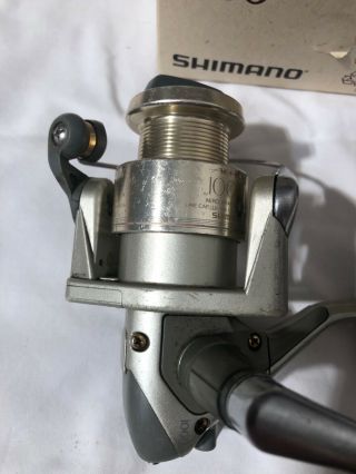 Vintage Shimano Aero Symetre 1000F Spinning Reel w box,  spare spool,  papers 2