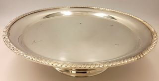 Vintage Art Deco Silver Plate Cake Stand
