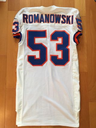 Authentic Bill Romanowski Denver Broncos Size 48 Jersey Game Issue Worn Nike