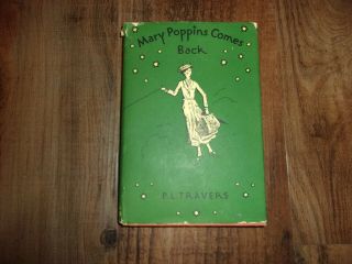Mary Poppins Comes Back 1963 Book With Cover