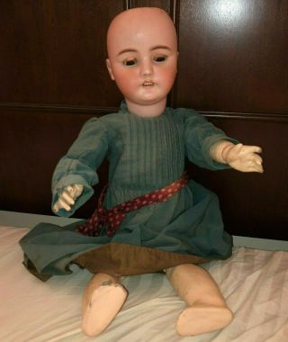 Antique Simon & Halbig German Doll 1078 Size 27 And Half Inches Tall