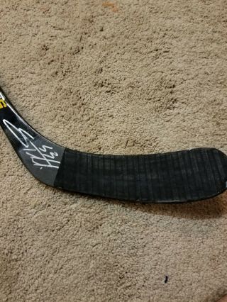 Shea Theodore 2017 Playoffs Signed Anaheim Ducks Knights Game Hockey Stick