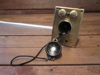 Vintage Antique S.  H.  Couch Co.  North Quincy Mass Intercom Phone - Looks