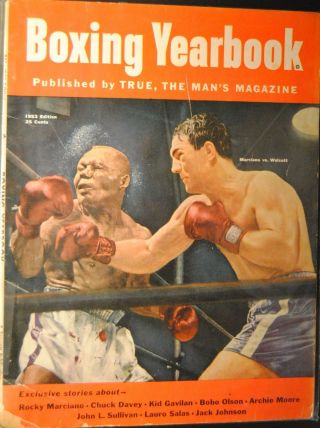 1953 Boxing Yearbook - Rocky Marciano Vs Jersey Joe Walcott