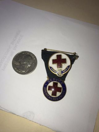 Vintage Wwii American Red Cross Service Medal