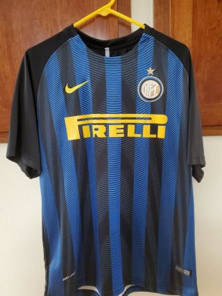 Nike 2016 Inter Milan Soccer Jersey Size Xl