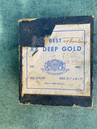 Deep Gold Sheets 23k Gold Antique Sheets At Least 30 Sheets