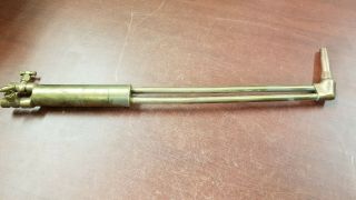 Weldco Cutting Torch Vintage Looks Great Rare Brass And Copper 19 " 1/2