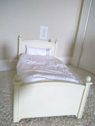Vintage Ag American Girl Flower Trundle Bed & Bedding Set Pillow Mattresses Vguc
