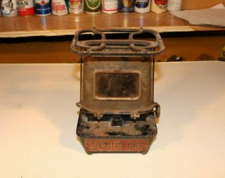 Antique Summer Girl Cast Iron Taylor & Boggis Foundry Cleveland Heater Stove