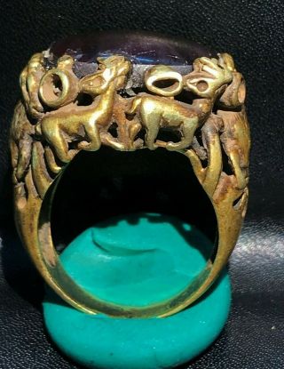 Ancient Roman Gold Ring - 4th - 1st Century Bc