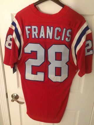 28 Francis England Patriots Stitched Team Issued Jersey