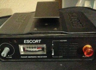 Escort Radar Detector,  Vintage Cincinnati Microwave Radar Detector