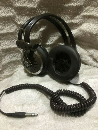 Vintage Sound Design Stereo Headphones Brown Model 335 Classic Music Collectors