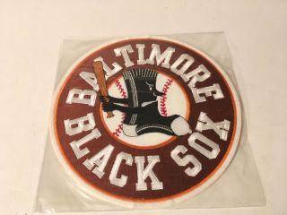 Baltimore Black Sox Negro League Baseball Patch 8.  5 "