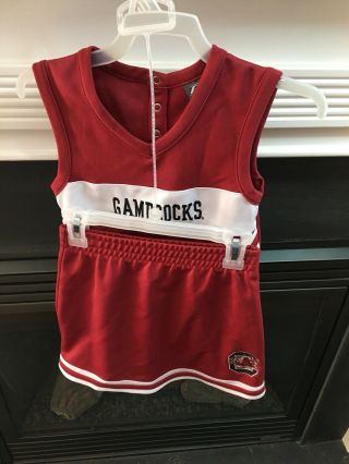 Usc South Carolina Gamecocks Cheerleading Girls 4/5 Uniform