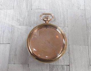 Vintage Reliance 10 Year Gold Filled Pocket Watch Case 33.  5grams 1 - B613